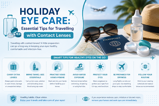 You are currently viewing Holiday Eye Care: Essential Tips for Travelling with Contact Lenses